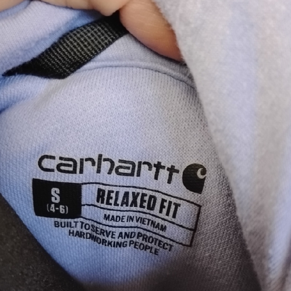 Carhartt Women's Lavender Hoodie, Size S (4-6) - Picture 2 of 9